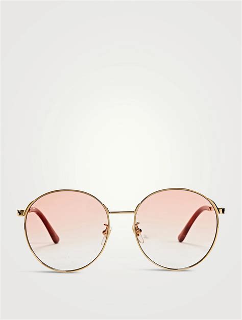 solaire gucci ronde femme|Lunettes de soleil pour femme .